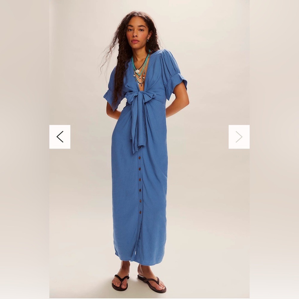 Free People Vintage Summer Midi Dress